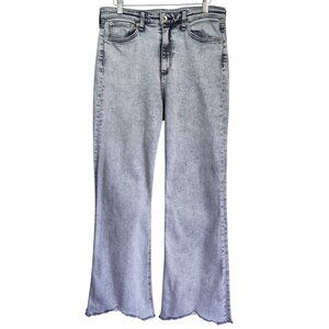 rag & bone Nina High Rise Ankle Flare 5 Pocket Acid Wash Stretch Jeans Sz 29 USA